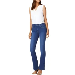 Plus Marilyn Stretch Denim Straight Leg Jeans