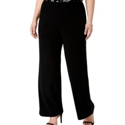 Plus Matte Jersey Straight Leg Pants