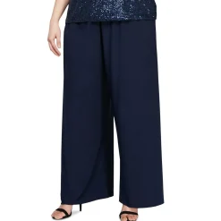 Plus Matte Jersey Straight Leg Pants