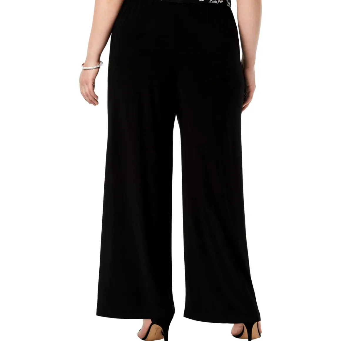 Plus Matte Jersey Straight Leg Pants