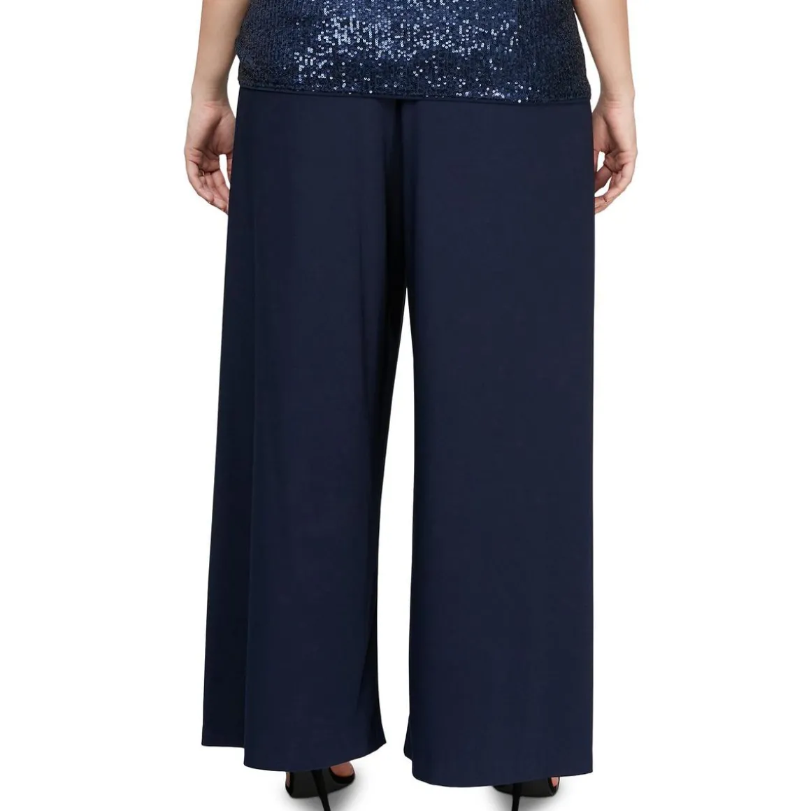 Plus Matte Jersey Straight Leg Pants