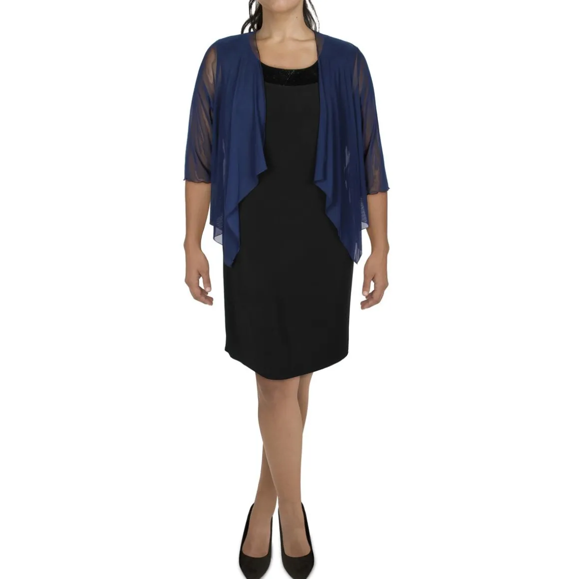 Plus Mesh Sheer Bolero