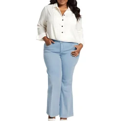 Plus Mia Stretch Denim Wide Leg Jeans