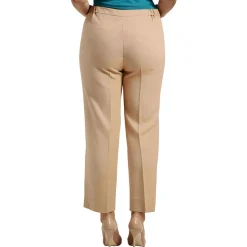 Plus Mid-Rise Stretch Straight Leg Pants