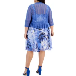 Plus Open Stitch Lace Cardigan Sweater