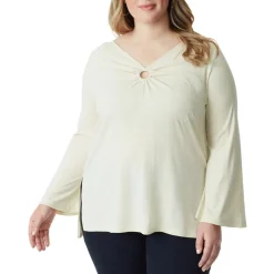 Plus O-Ring Ribbed Tunic Top