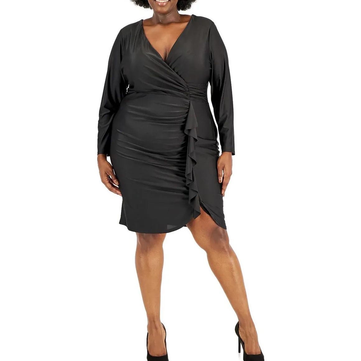 Plus Party Cocktail Sheath Dress