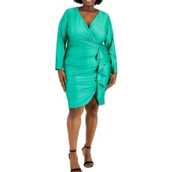 Plus Party Cocktail Sheath Dress