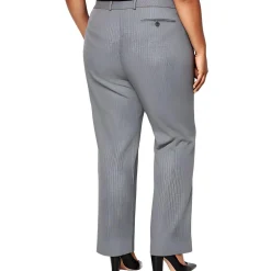Plus Pinstripe Wide Leg Pants