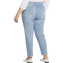 Plus Relaxed Denim Tapered Leg Jeans