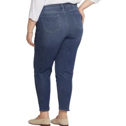 Plus Relaxed Denim Tapered Leg Jeans