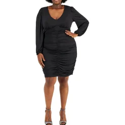 Plus Ruched Bodycon Bodycon Dress