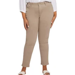 Plus Sheri Slim Mid-Rise Stretch Straight Leg Jeans