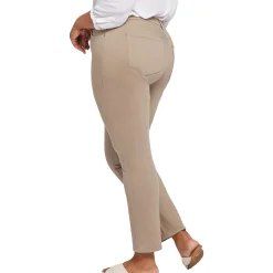 Plus Sheri Slim Mid-Rise Stretch Straight Leg Jeans