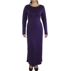 Plus Solid Maxi Dress