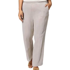 Plus St. Moritz Textured Corduroy Straight Leg Pants