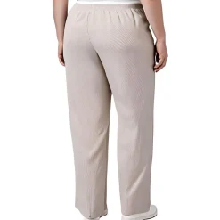 Plus St. Moritz Textured Corduroy Straight Leg Pants