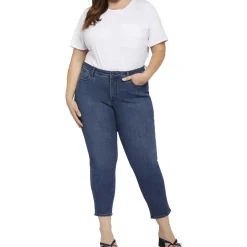 Plus Stella Tapered Medium Wash Ankle Jeans