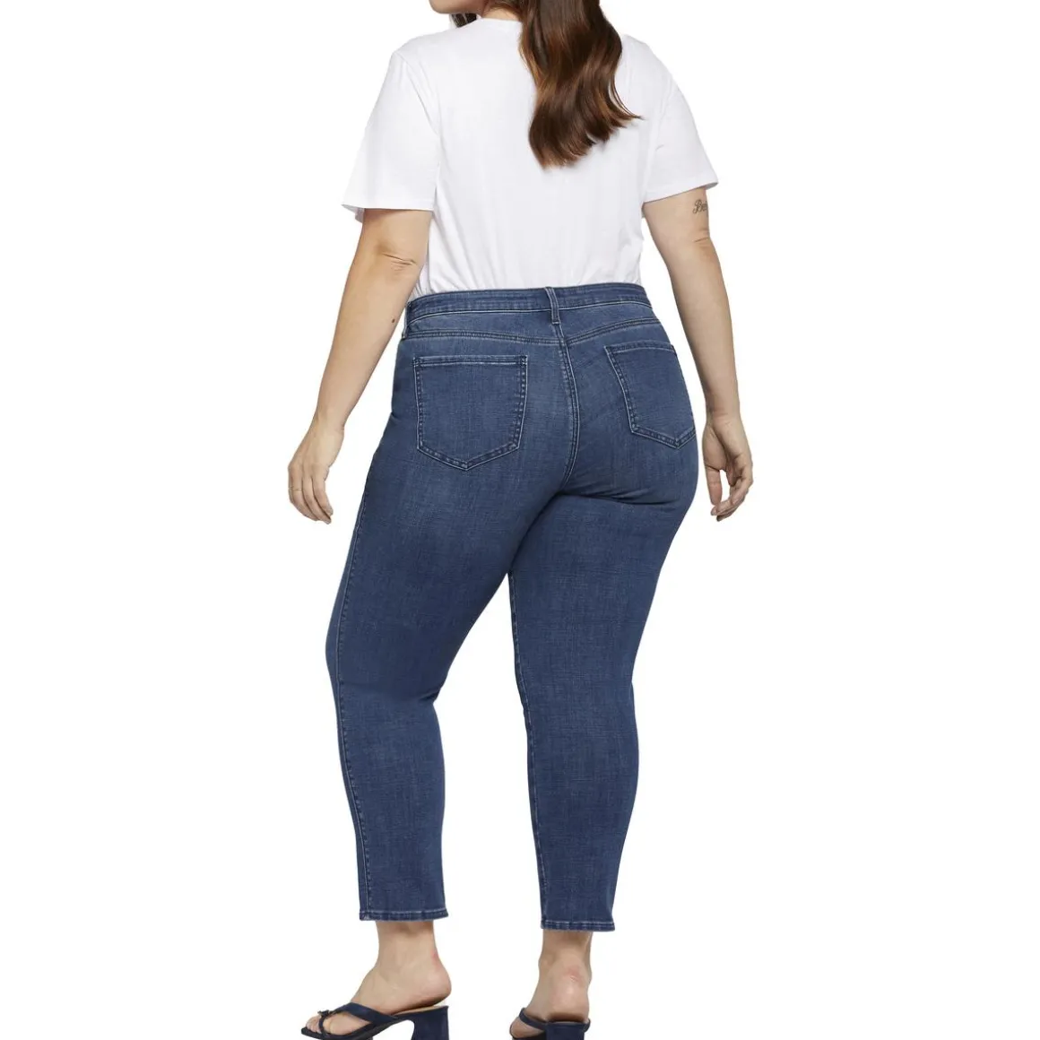 Plus Stella Tapered Medium Wash Ankle Jeans