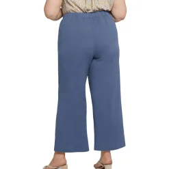 Plus Stretch Cotton Straight Leg Pants