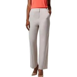 Plus Stretch Crepe Straight Leg Pants