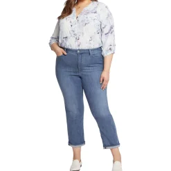 Plus Stretch Denim Straight Leg Jeans