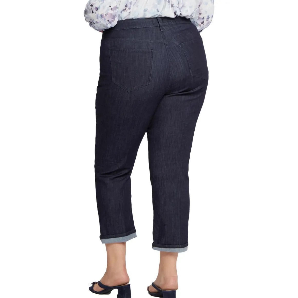 Plus Stretch Denim Straight Leg Jeans