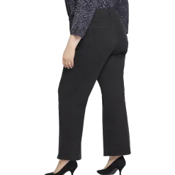 Plus Stretch Denim Wide Leg Jeans