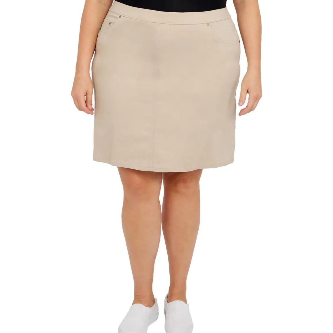 Plus Stretch Pull On Skort