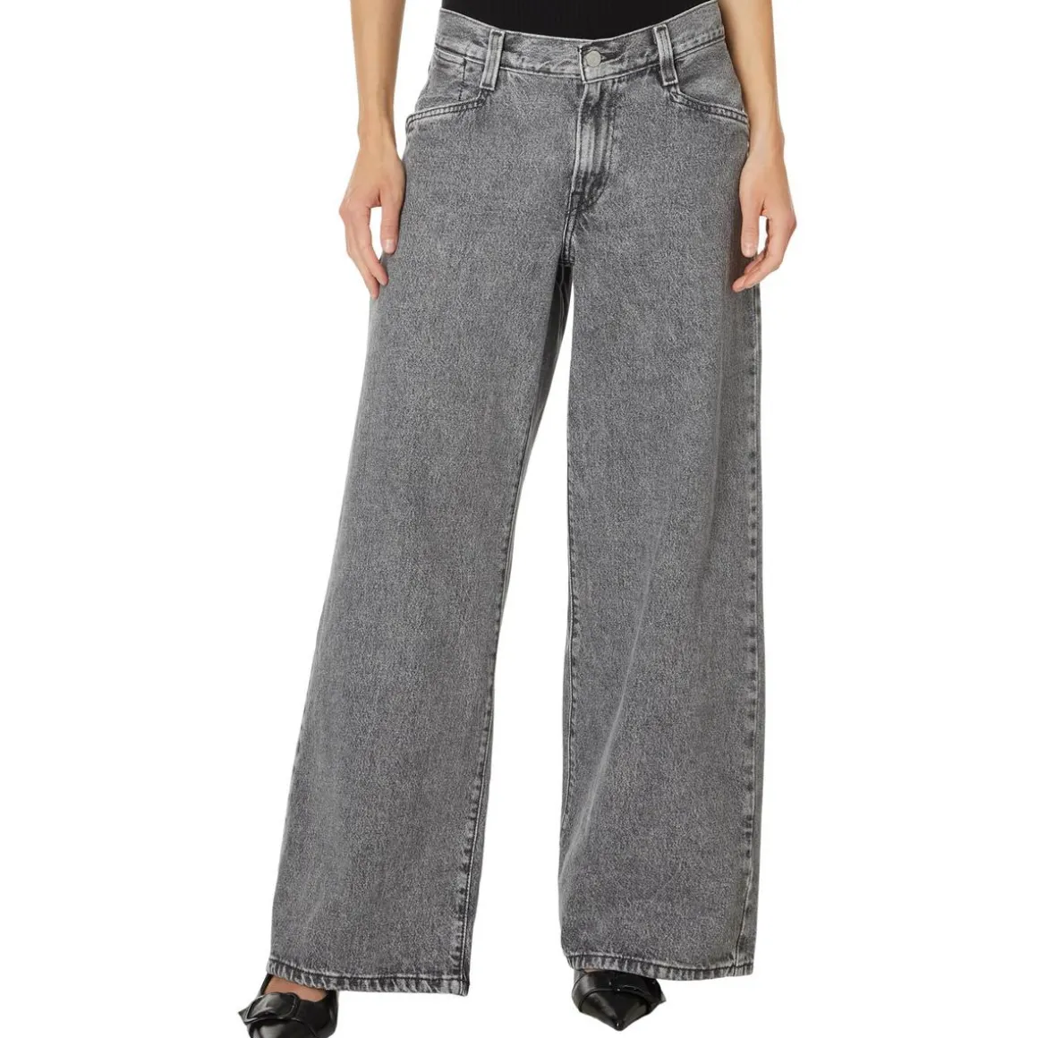 Plus Take Chances Denim Baggy Wide Leg Jeans