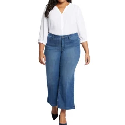 Plus Teresa Denim Cotton Ankle Jeans