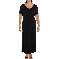 Plus Tiered Maxi Dress