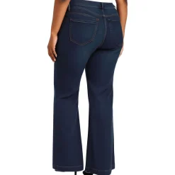 Plus True Love Pocket Denim Wide Leg Jeans