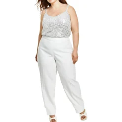 Plus Tweed Trouser Pants