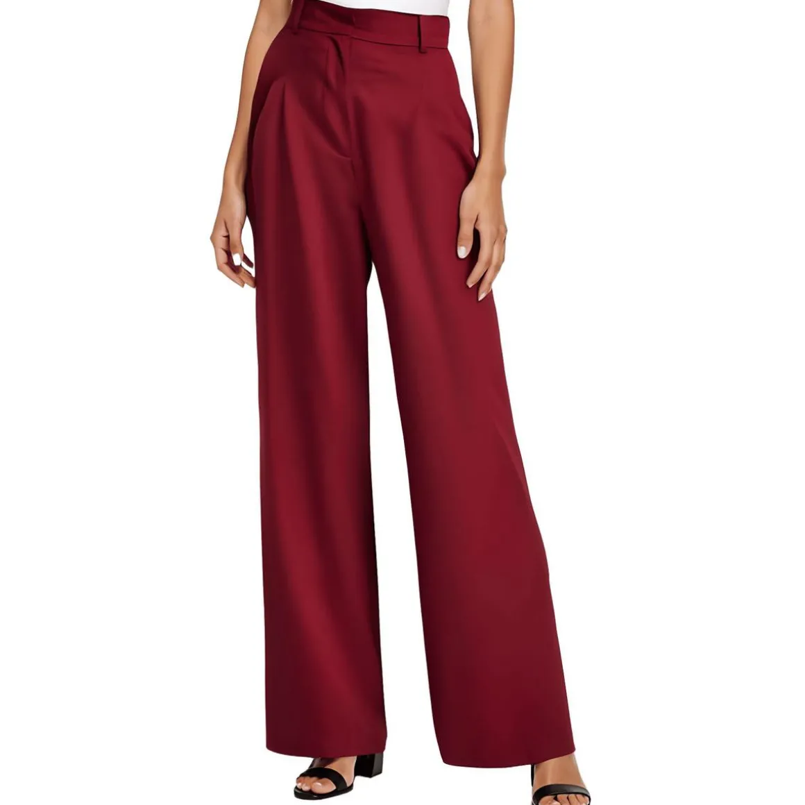 Pocket Wide Leg Pants