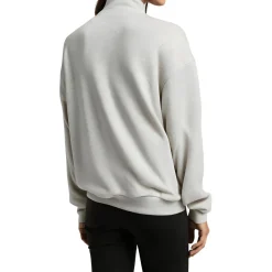 Pocket Cotton 3/4 Zip Pullover
