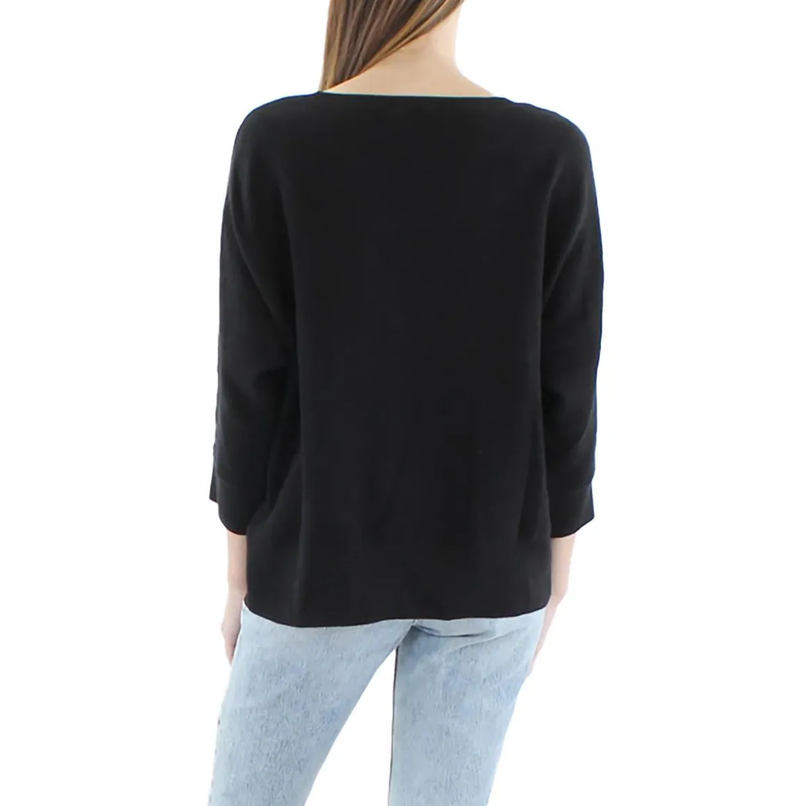 Pocket Cotton Crewneck Sweater