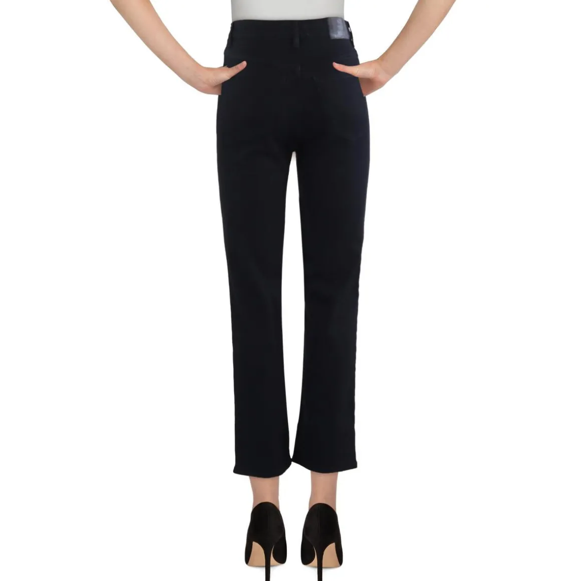 Pocket Denim Cigarette Jeans