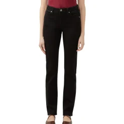 Pocket Denim Straight Leg Jeans