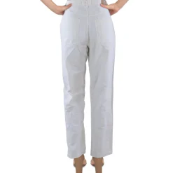 Pocket Denim Straight Leg Jeans