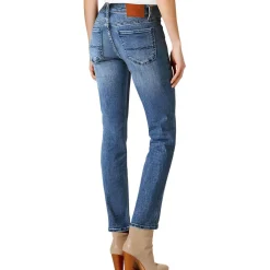 Pocket Denim Straight Leg Jeans