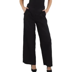 Pocket Rayon Wide Leg Pants