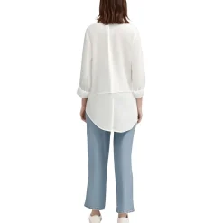Pocket Tencel Button-Down Top