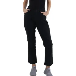 Pockets Stretch Straight Leg Pants