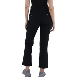 Pockets Stretch Straight Leg Pants