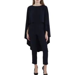 Poncho Sleeve Ankle Leg Jumpsuit