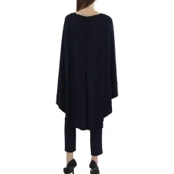 Poncho Sleeve Ankle Leg Jumpsuit