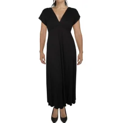 Poncho Sleeve Long Maxi Dress