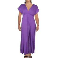 Poncho Sleeve Long Maxi Dress