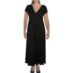 Poncho Sleeve Long Maxi Dress